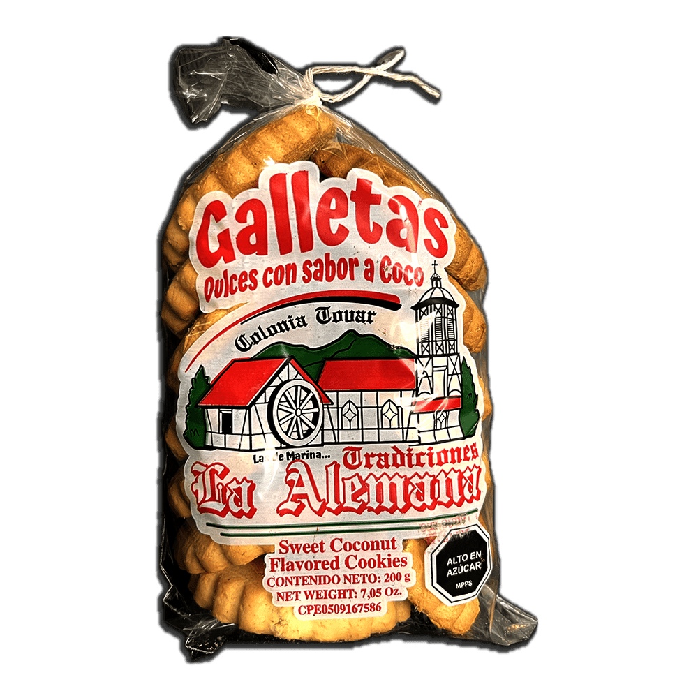 Galletas sabor a Coco - La Alemana (Colonia Tovar)(200g) - Budare Bistro