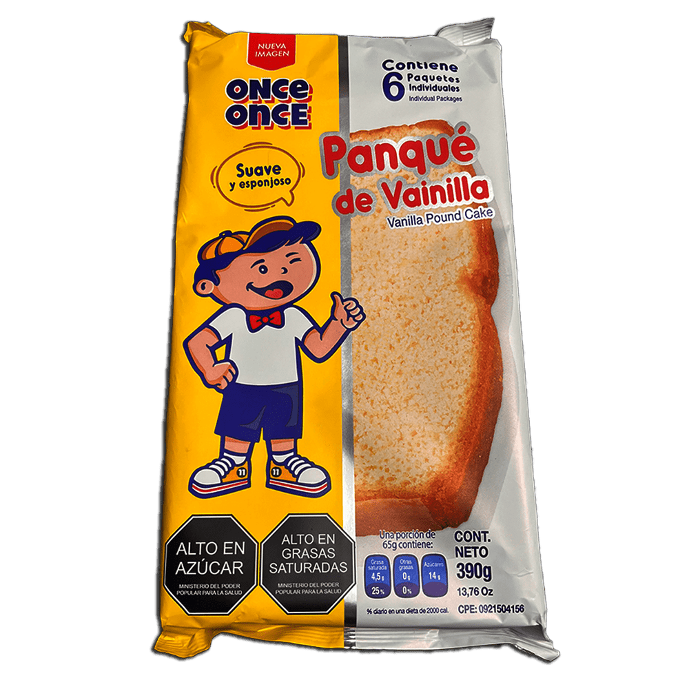 
                  
                    Panque Once Once Vainilla (6 Unid/350g) - Budare Bistro
                  
                